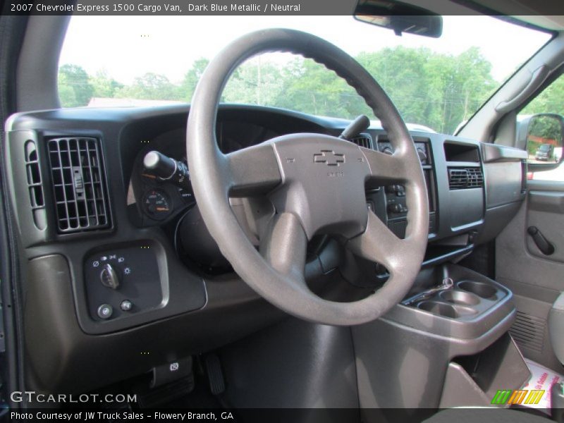 Dark Blue Metallic / Neutral 2007 Chevrolet Express 1500 Cargo Van