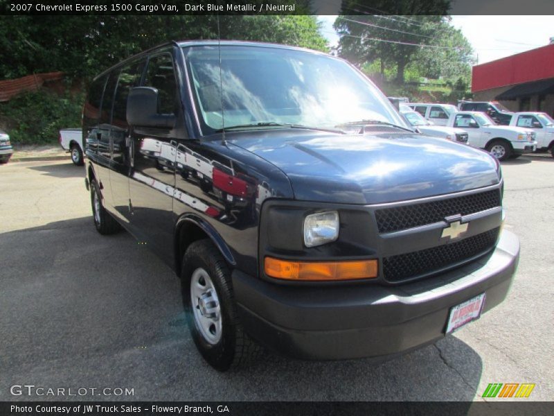 Dark Blue Metallic / Neutral 2007 Chevrolet Express 1500 Cargo Van