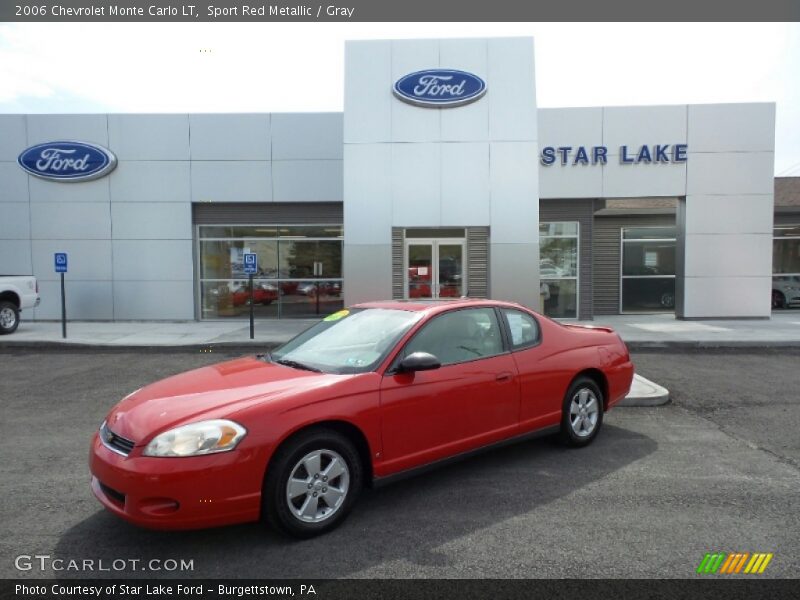 Sport Red Metallic / Gray 2006 Chevrolet Monte Carlo LT