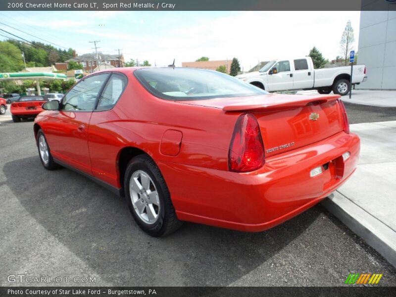 Sport Red Metallic / Gray 2006 Chevrolet Monte Carlo LT