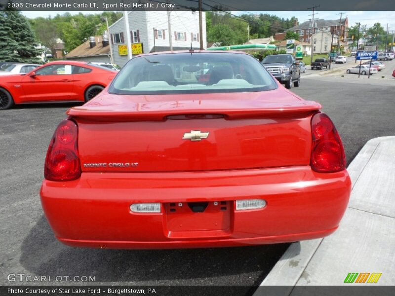 Sport Red Metallic / Gray 2006 Chevrolet Monte Carlo LT