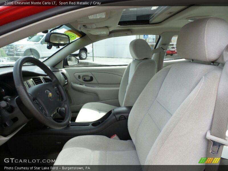 Sport Red Metallic / Gray 2006 Chevrolet Monte Carlo LT