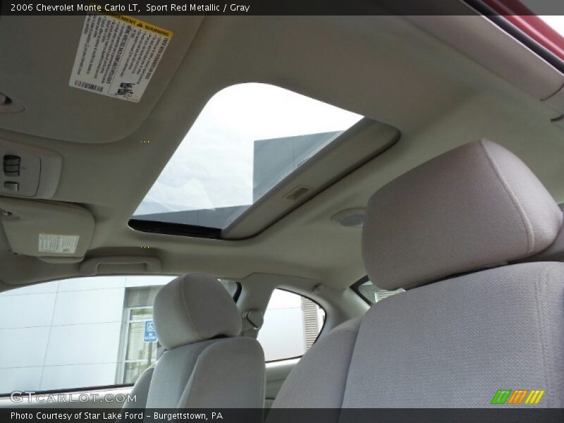 Sport Red Metallic / Gray 2006 Chevrolet Monte Carlo LT