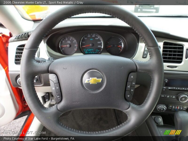 Sport Red Metallic / Gray 2006 Chevrolet Monte Carlo LT