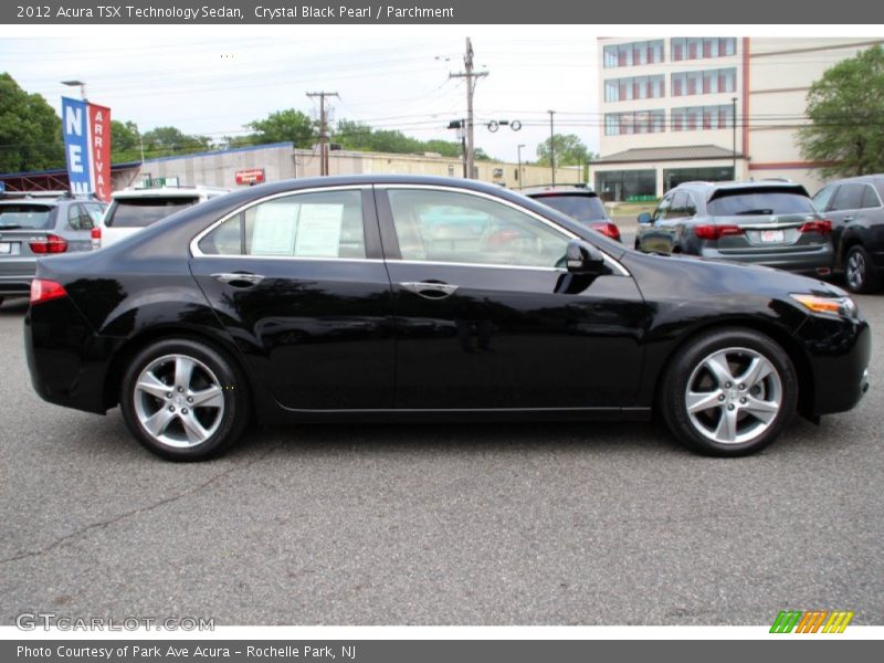 Crystal Black Pearl / Parchment 2012 Acura TSX Technology Sedan