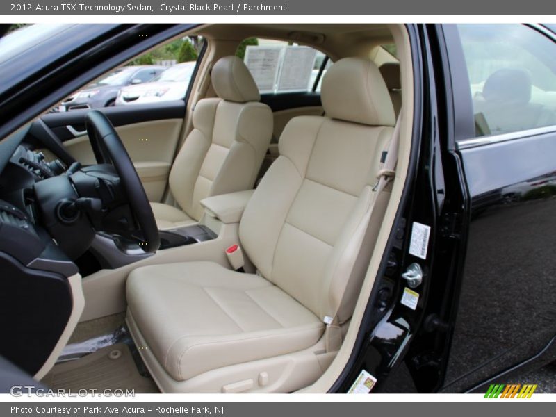 Crystal Black Pearl / Parchment 2012 Acura TSX Technology Sedan