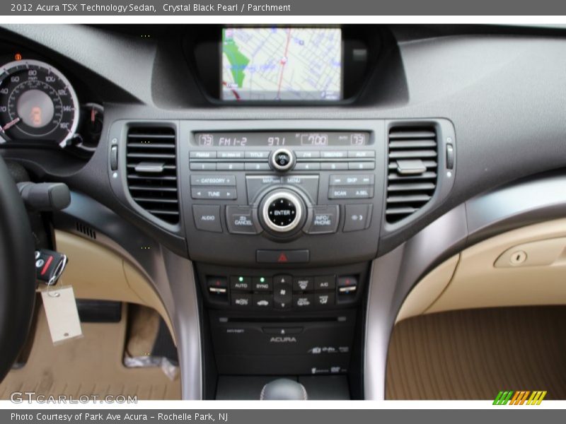 Crystal Black Pearl / Parchment 2012 Acura TSX Technology Sedan