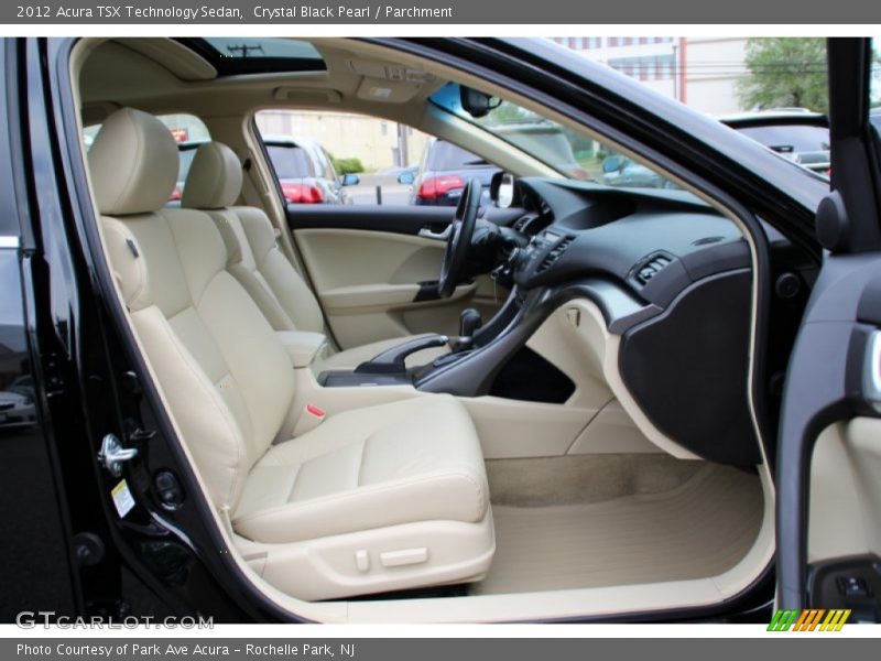 Crystal Black Pearl / Parchment 2012 Acura TSX Technology Sedan