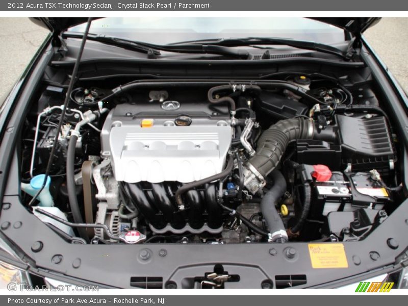 Crystal Black Pearl / Parchment 2012 Acura TSX Technology Sedan