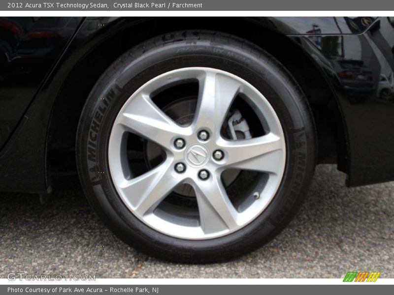Crystal Black Pearl / Parchment 2012 Acura TSX Technology Sedan