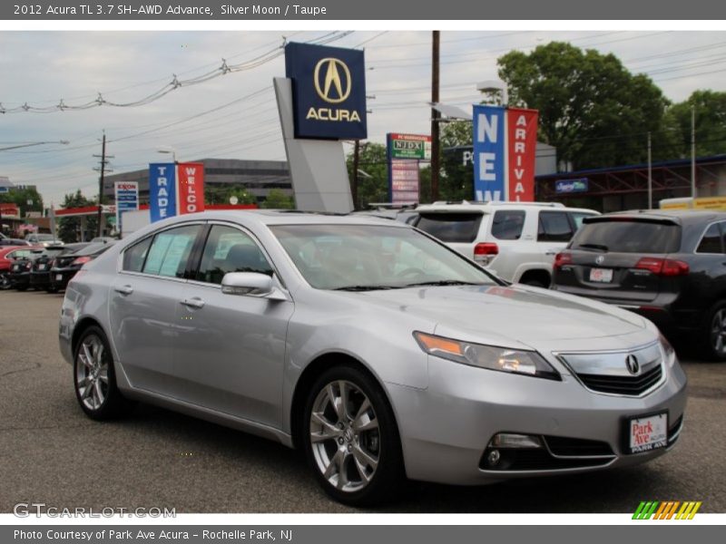 Silver Moon / Taupe 2012 Acura TL 3.7 SH-AWD Advance