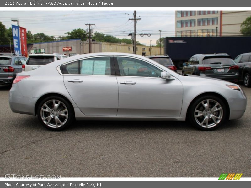 Silver Moon / Taupe 2012 Acura TL 3.7 SH-AWD Advance