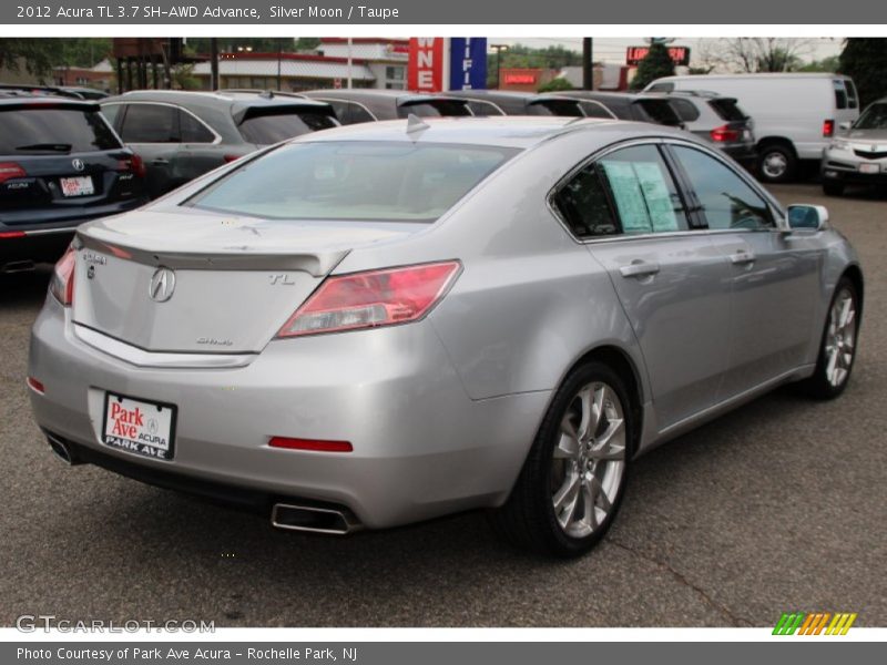 Silver Moon / Taupe 2012 Acura TL 3.7 SH-AWD Advance