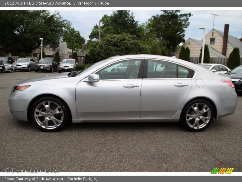 Silver Moon / Taupe 2012 Acura TL 3.7 SH-AWD Advance