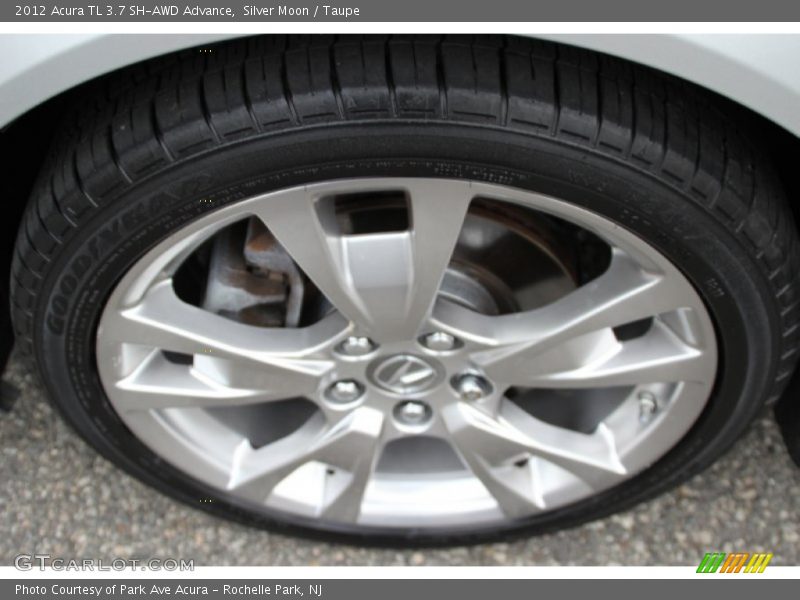 Silver Moon / Taupe 2012 Acura TL 3.7 SH-AWD Advance