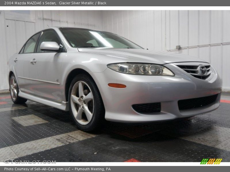 Glacier Silver Metallic / Black 2004 Mazda MAZDA6 s Sedan