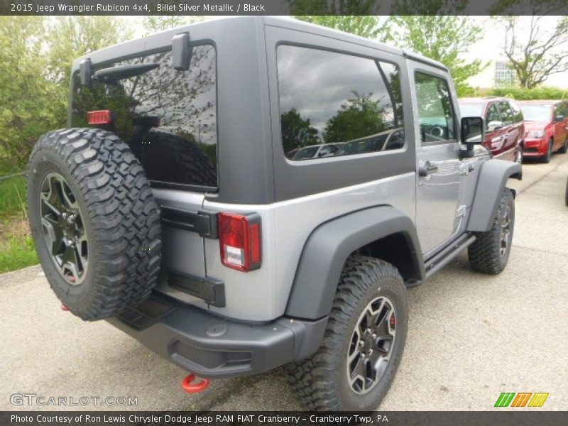 Billet Silver Metallic / Black 2015 Jeep Wrangler Rubicon 4x4