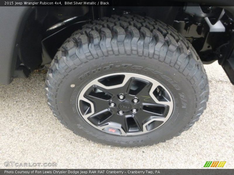 Billet Silver Metallic / Black 2015 Jeep Wrangler Rubicon 4x4