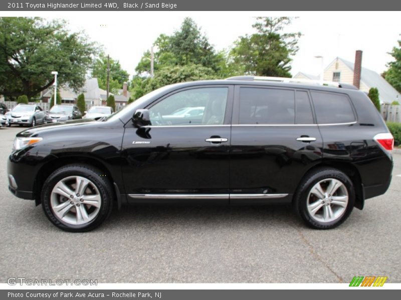 Black / Sand Beige 2011 Toyota Highlander Limited 4WD