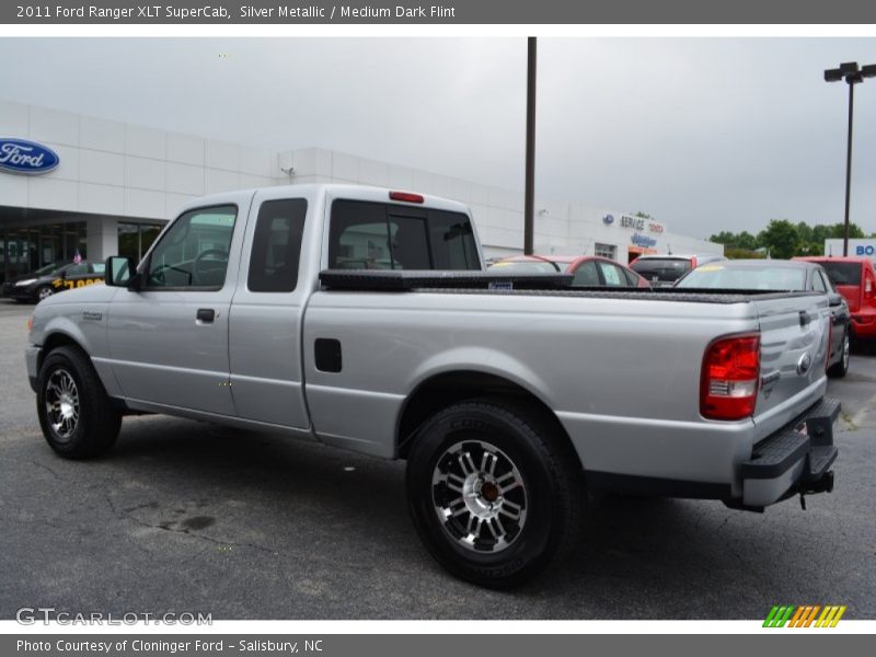 Silver Metallic / Medium Dark Flint 2011 Ford Ranger XLT SuperCab