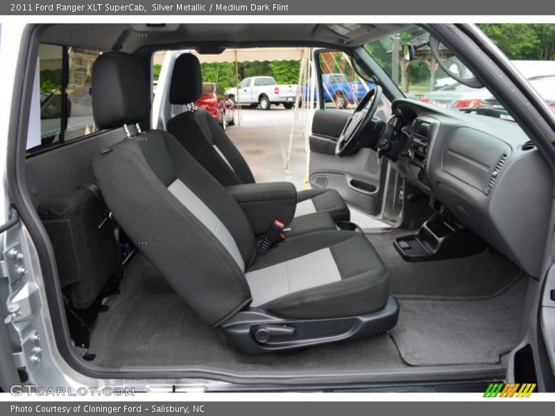 Silver Metallic / Medium Dark Flint 2011 Ford Ranger XLT SuperCab