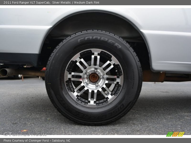 Silver Metallic / Medium Dark Flint 2011 Ford Ranger XLT SuperCab