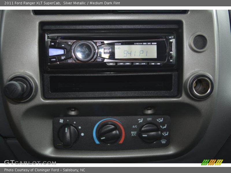 Silver Metallic / Medium Dark Flint 2011 Ford Ranger XLT SuperCab