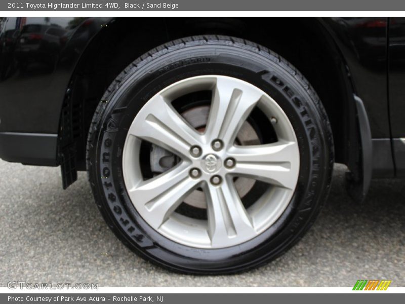 Black / Sand Beige 2011 Toyota Highlander Limited 4WD
