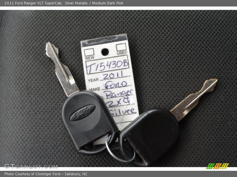 Silver Metallic / Medium Dark Flint 2011 Ford Ranger XLT SuperCab