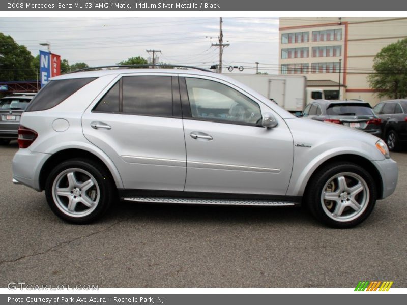 Iridium Silver Metallic / Black 2008 Mercedes-Benz ML 63 AMG 4Matic