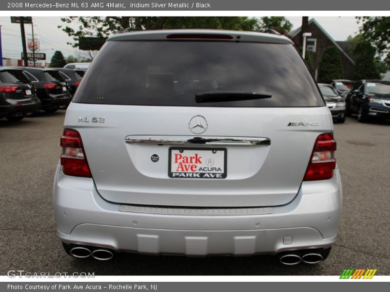 Iridium Silver Metallic / Black 2008 Mercedes-Benz ML 63 AMG 4Matic