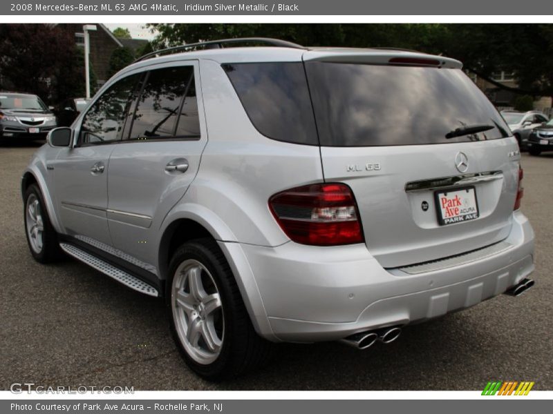 Iridium Silver Metallic / Black 2008 Mercedes-Benz ML 63 AMG 4Matic