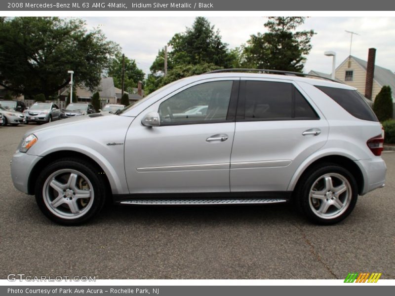 Iridium Silver Metallic / Black 2008 Mercedes-Benz ML 63 AMG 4Matic