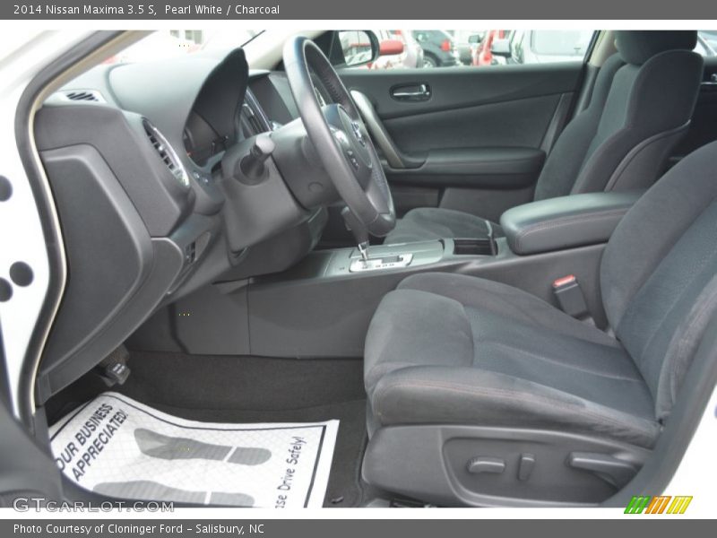 Pearl White / Charcoal 2014 Nissan Maxima 3.5 S