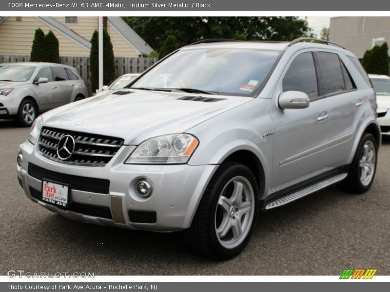 Iridium Silver Metallic / Black 2008 Mercedes-Benz ML 63 AMG 4Matic