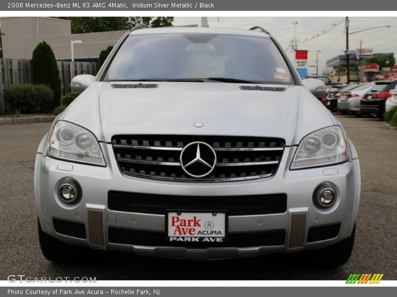 Iridium Silver Metallic / Black 2008 Mercedes-Benz ML 63 AMG 4Matic