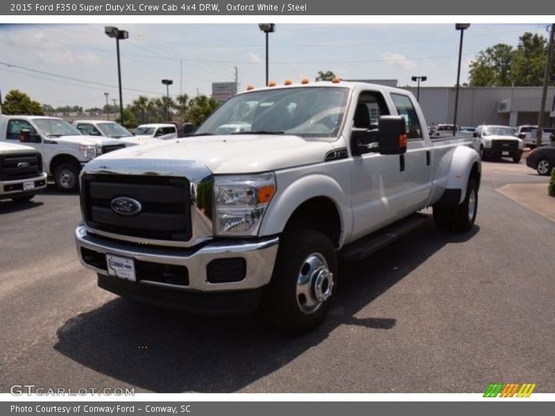 Oxford White / Steel 2015 Ford F350 Super Duty XL Crew Cab 4x4 DRW