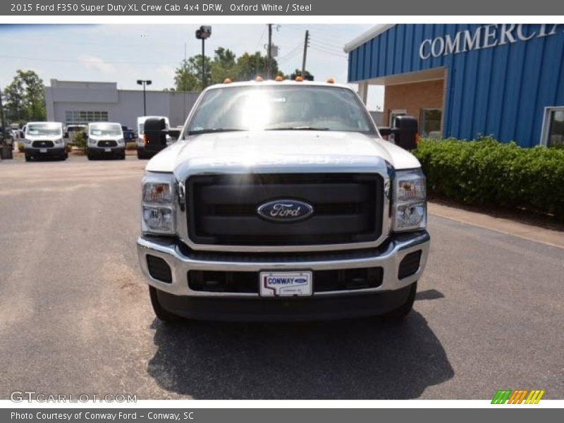 Oxford White / Steel 2015 Ford F350 Super Duty XL Crew Cab 4x4 DRW