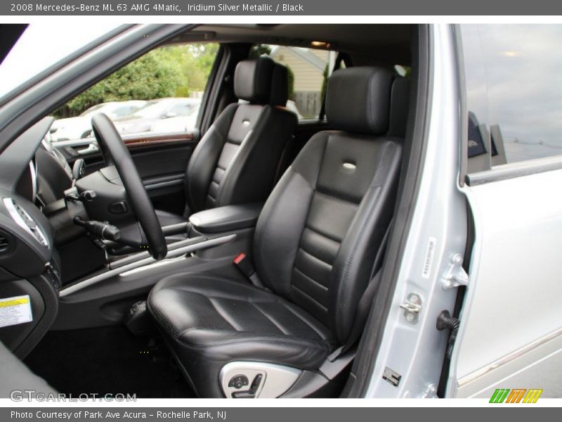 Iridium Silver Metallic / Black 2008 Mercedes-Benz ML 63 AMG 4Matic