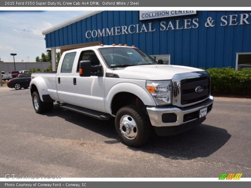 Oxford White / Steel 2015 Ford F350 Super Duty XL Crew Cab 4x4 DRW