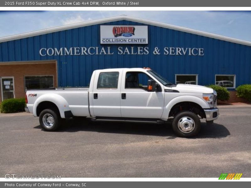 Oxford White / Steel 2015 Ford F350 Super Duty XL Crew Cab 4x4 DRW