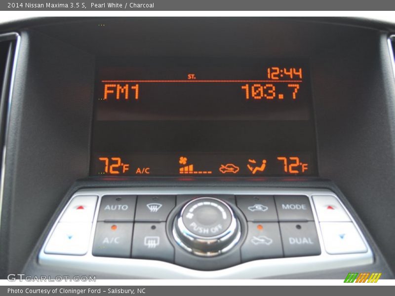 Pearl White / Charcoal 2014 Nissan Maxima 3.5 S