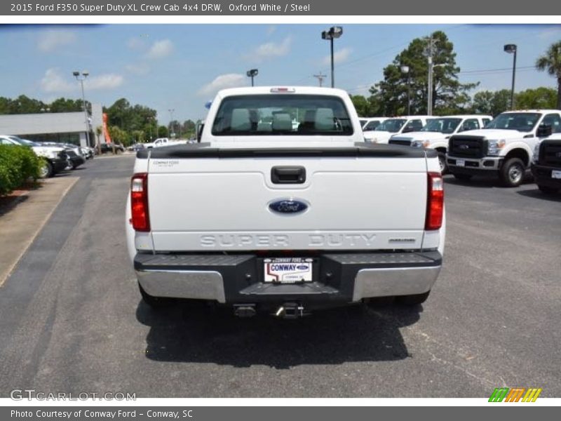 Oxford White / Steel 2015 Ford F350 Super Duty XL Crew Cab 4x4 DRW