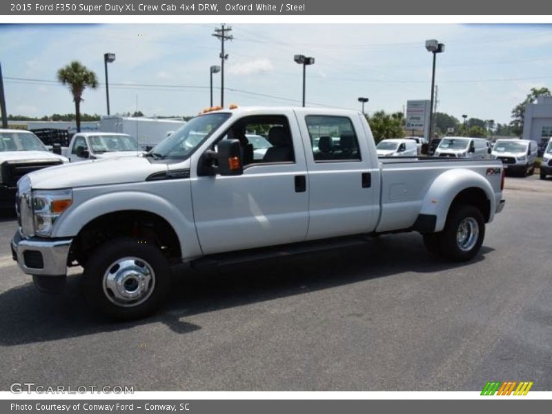 Oxford White / Steel 2015 Ford F350 Super Duty XL Crew Cab 4x4 DRW