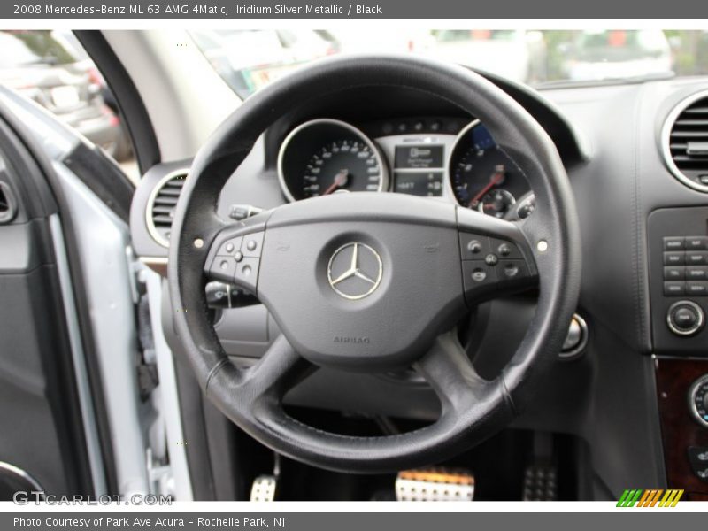 Iridium Silver Metallic / Black 2008 Mercedes-Benz ML 63 AMG 4Matic
