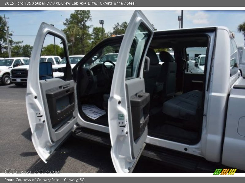 Oxford White / Steel 2015 Ford F350 Super Duty XL Crew Cab 4x4 DRW