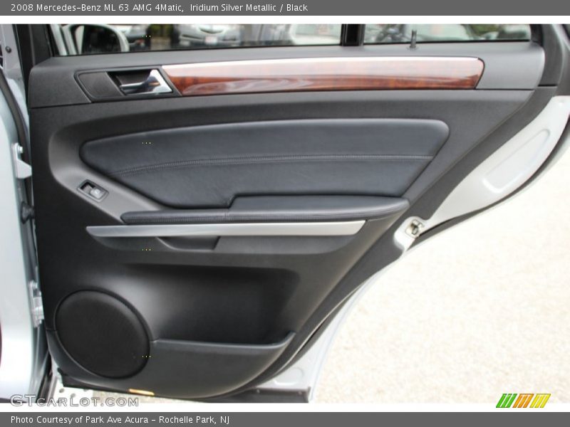 Iridium Silver Metallic / Black 2008 Mercedes-Benz ML 63 AMG 4Matic
