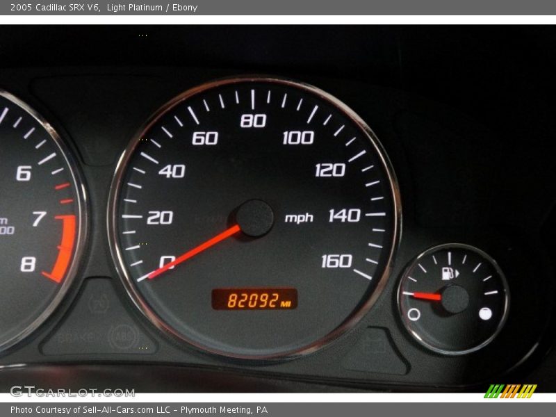 Light Platinum / Ebony 2005 Cadillac SRX V6