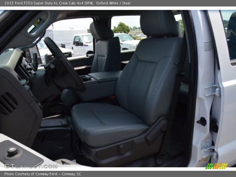 Oxford White / Steel 2015 Ford F350 Super Duty XL Crew Cab 4x4 DRW