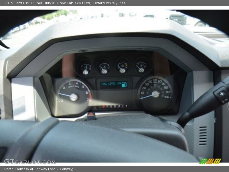 Oxford White / Steel 2015 Ford F350 Super Duty XL Crew Cab 4x4 DRW